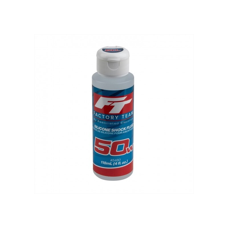 Team Associated FT Silicone Shock Fluid, 50wt (650 cSt), 118ml