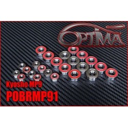 6mik Ball Bearing kits for Kyosho MP9 / MP10 (24 pcs)