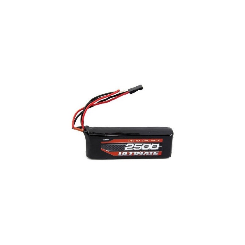 ULTIMATE RACING - LiPo Flat Batteri Pack (7.4V/2500mah)